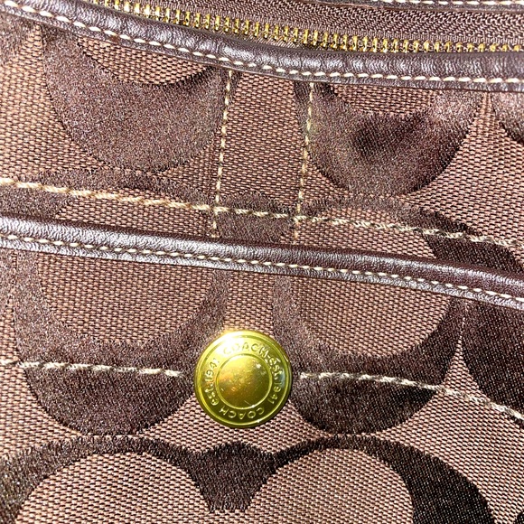 Coach Bag (Unused) Signature Jacquard Purse - Picture 13 of 14
